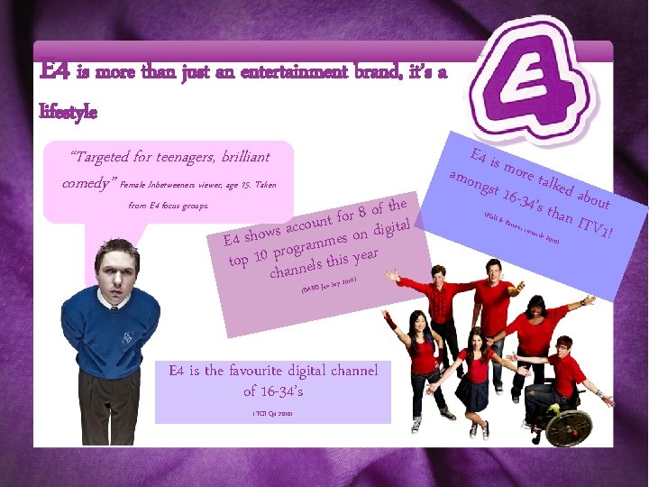 E 4 is more than just an entertainment brand, it’s a lifestyle “Targeted for