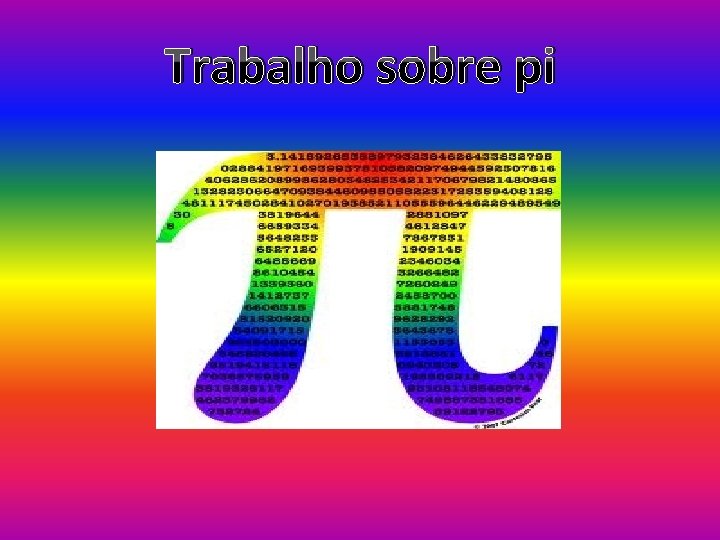 Trabalho sobre pi 