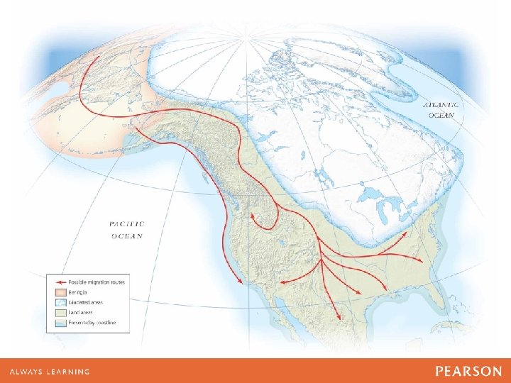 MAP 1. 1 Migration Routes from Asia to America 