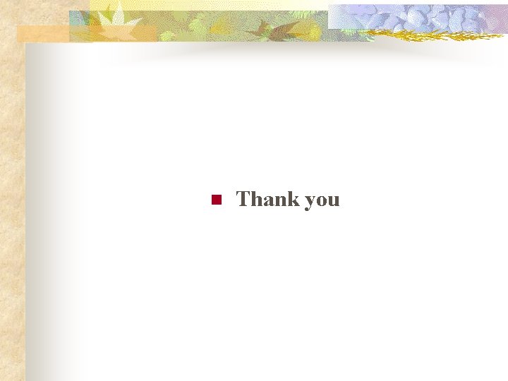 n Thank you 