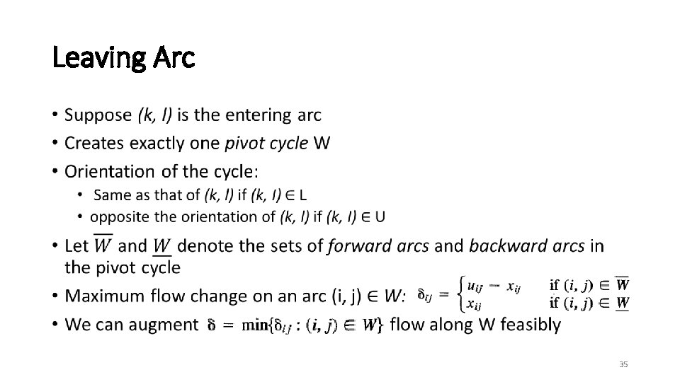 Leaving Arc • 35 