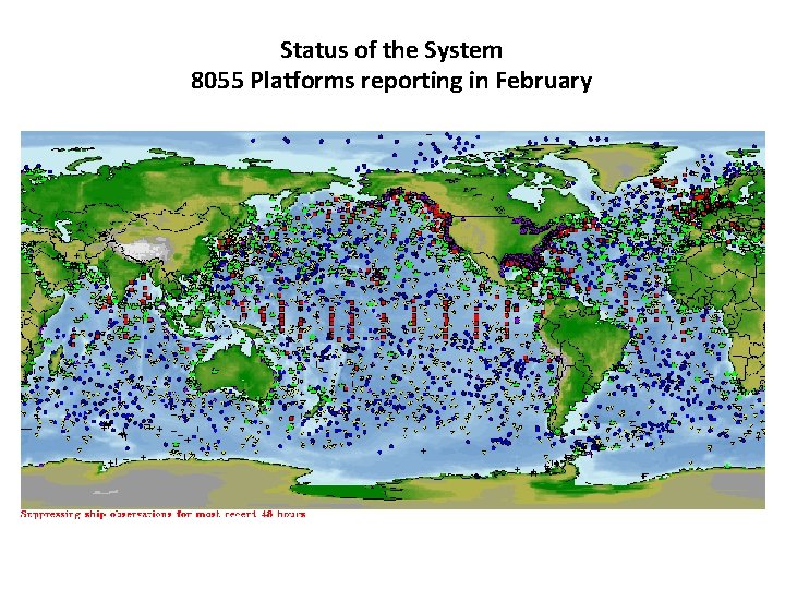 Status of the System 8055 Platforms reporting in February 