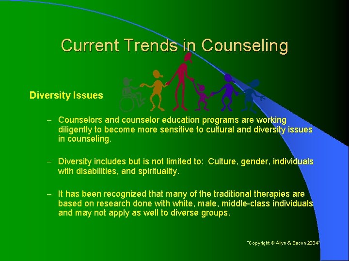 Current Trends in Counseling Diversity Issues – Counselors and counselor education programs are working