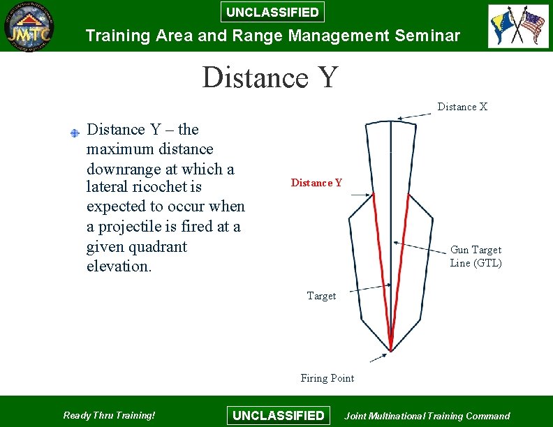 UNCLASSIFIED Training Area and Range Management Seminar Distance Y Distance X Distance Y – UNCLASSIFIED Training Area and Range Management Seminar Distance Y Distance X Distance Y –