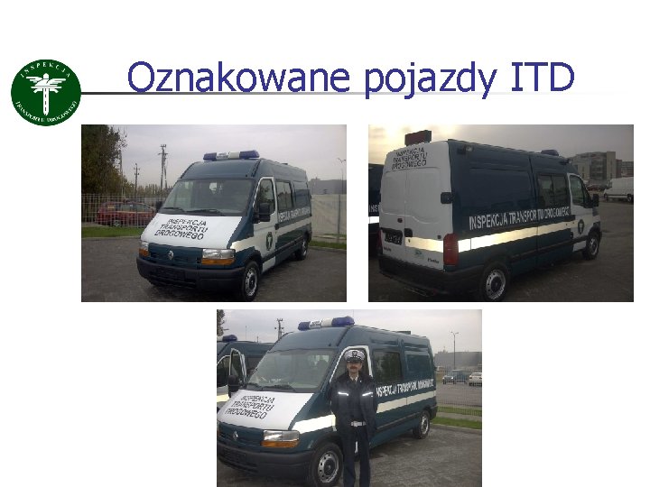 Oznakowane pojazdy ITD 