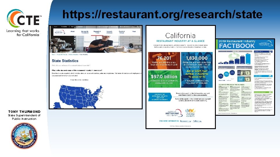 https: //restaurant. org/research/state TOM TORLAKSON TONY THURMOND State. Superintendentof State of. Public. Instruction 