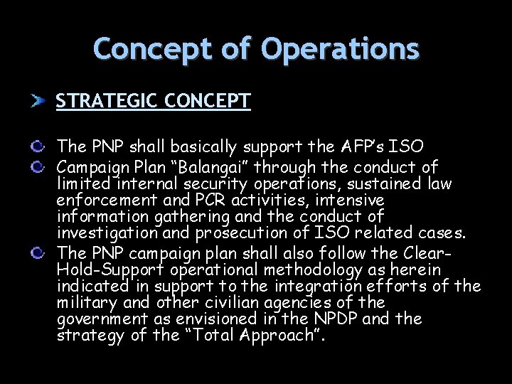 pnp iso operational planning and control