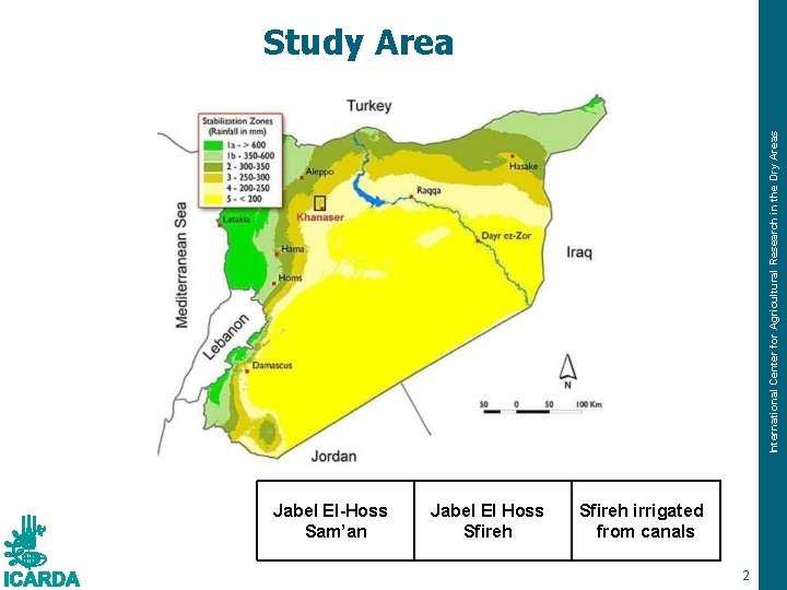 International Center for Agricultural Research in the Dry Areas Study Area Jabel El-Hoss Sam’an