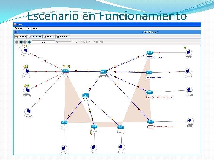 Escenario en Funcionamiento 