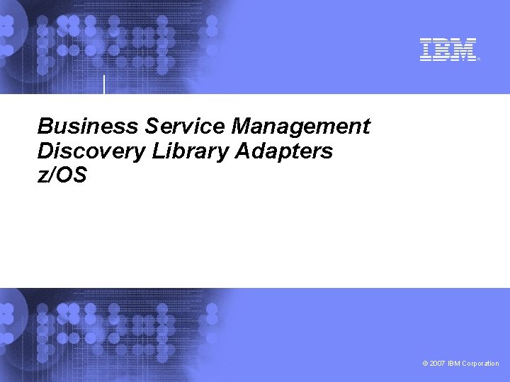 Tivoli Business Service Manager V 4 1 0