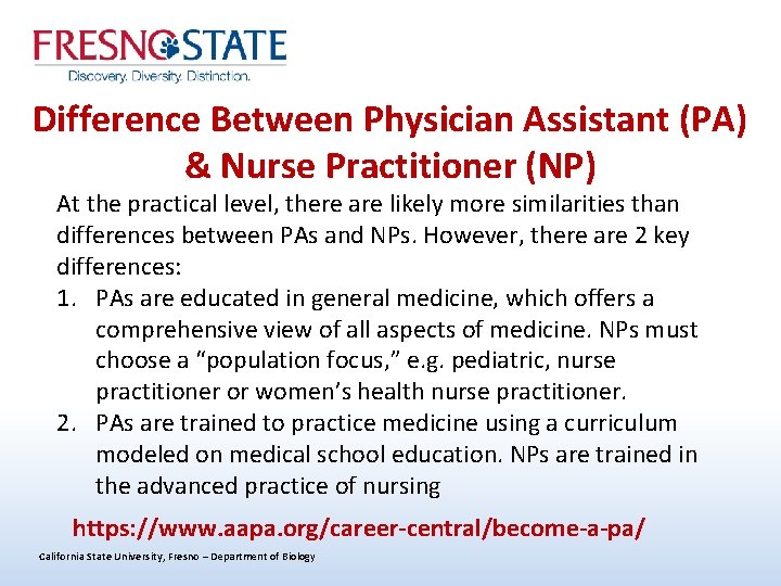 Difference Between Physician Assistant (PA) & Nurse Practitioner (NP) At the practical level, there