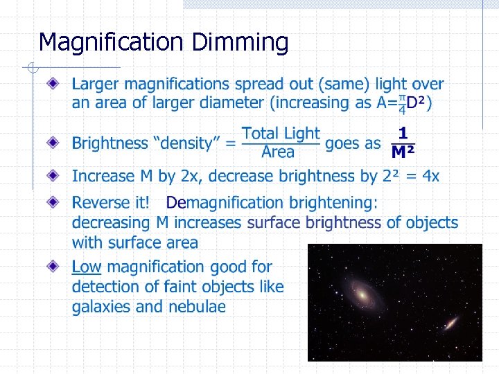 Magnification Dimming 