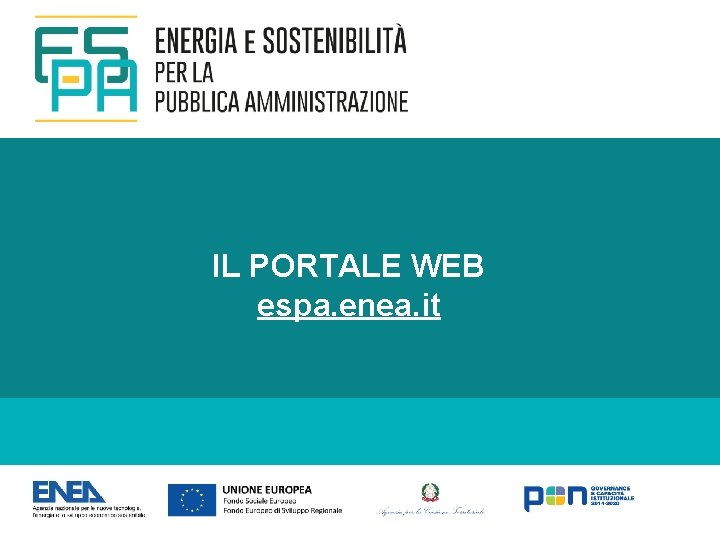 IL PORTALE WEB espa. enea. it 