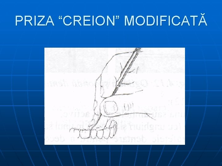 PRIZA “CREION” MODIFICATĂ 