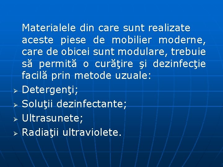 Ø Ø Materialele din care sunt realizate aceste piese de mobilier moderne, care de