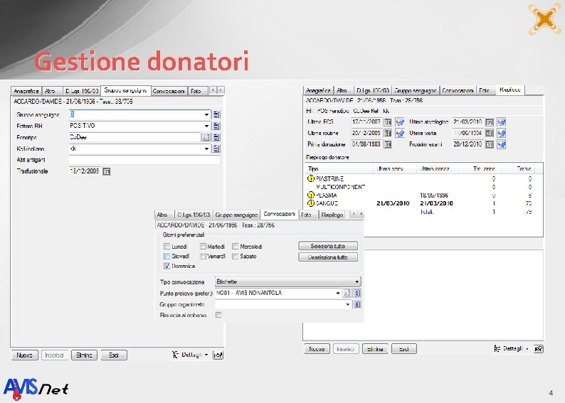 Gestione donatori 4 