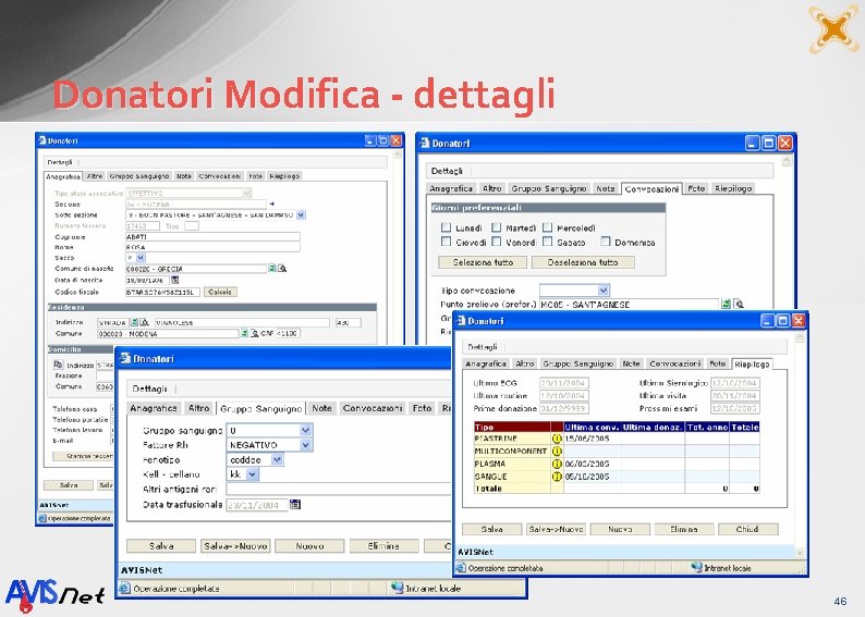 Donatori Modifica - dettagli 46 