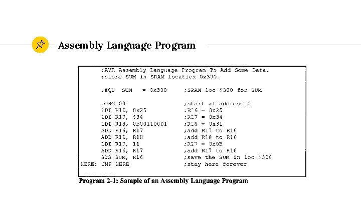 Assembly Language Program 