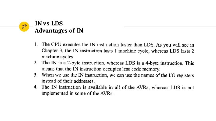 IN vs LDS Advantages of IN 