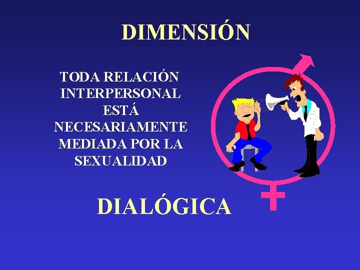 DIMENSIÓN TODA RELACIÓN INTERPERSONAL ESTÁ NECESARIAMENTE MEDIADA POR LA SEXUALIDAD DIALÓGICA DIMENSIÓN TODA RELACIÓN INTERPERSONAL ESTÁ NECESARIAMENTE MEDIADA POR LA SEXUALIDAD DIALÓGICA
