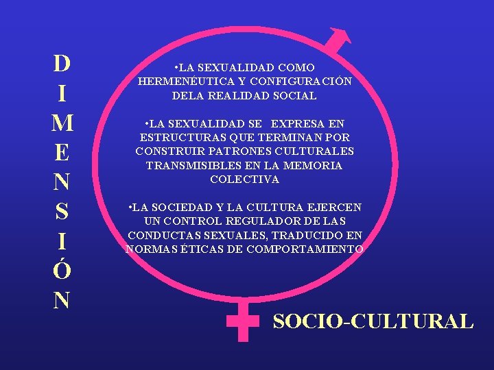 D I M E N S I Ó N • LA SEXUALIDAD COMO HERMENÉUTICA D I M E N S I Ó N • LA SEXUALIDAD COMO HERMENÉUTICA