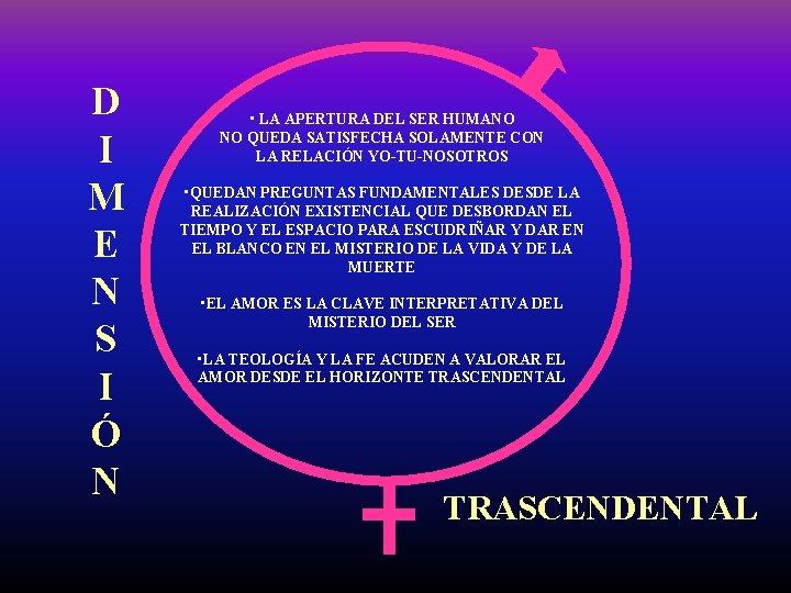 D I M E N S I Ó N • LA APERTURA DEL SER D I M E N S I Ó N • LA APERTURA DEL SER