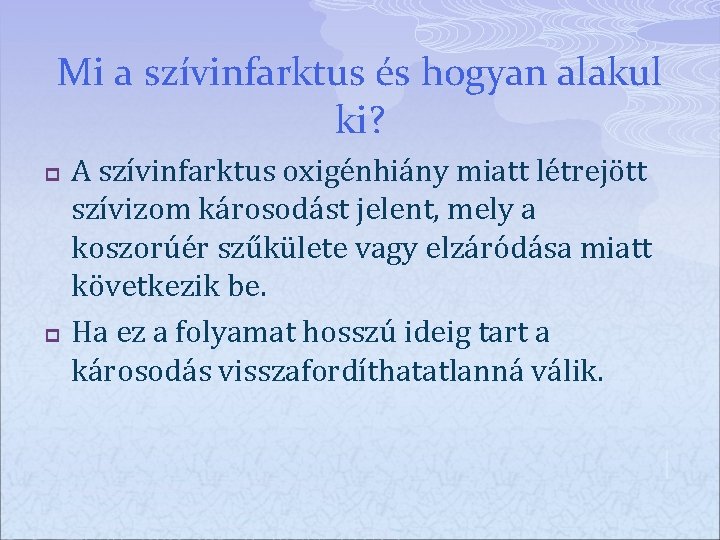 Mi a szívinfarktus és hogyan alakul ki? p p A szívinfarktus oxigénhiány miatt létrejött