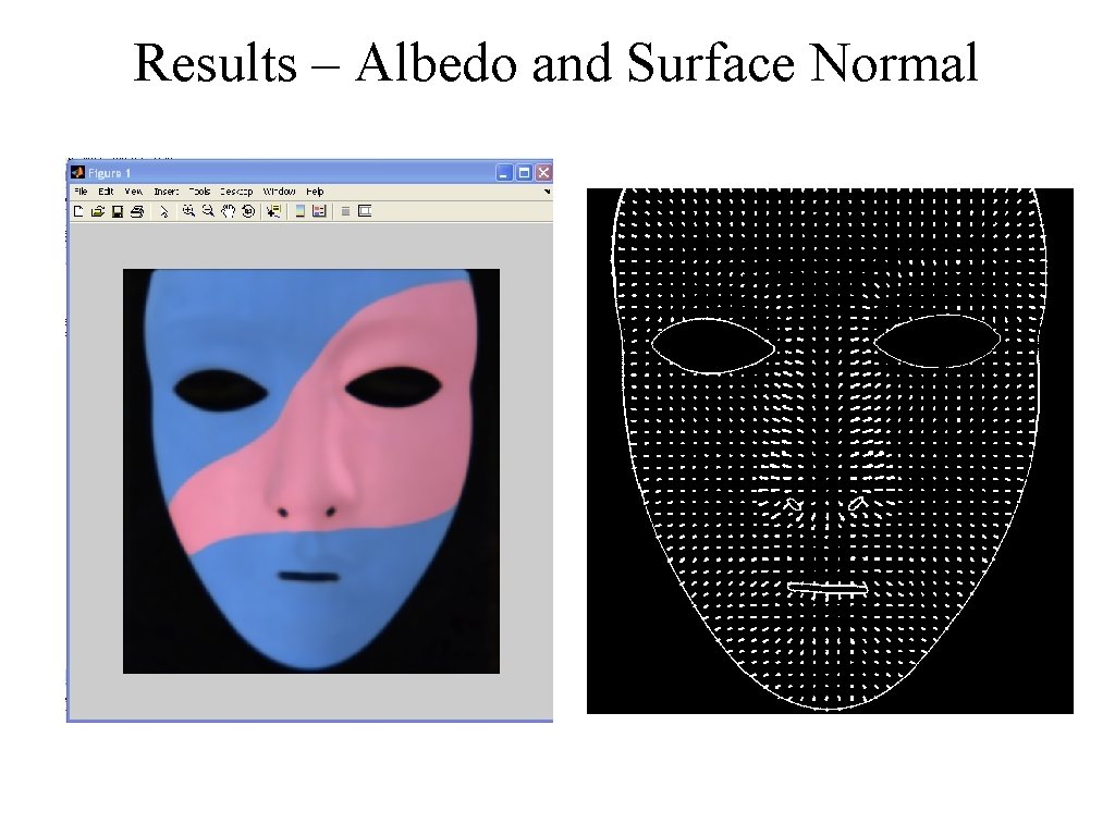 Results – Albedo and Surface Normal 