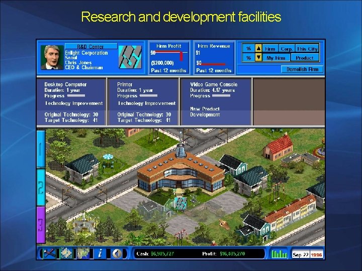 Research and development facilities 