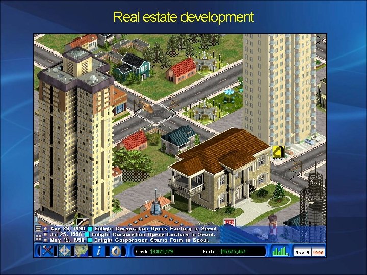 Real estate development 