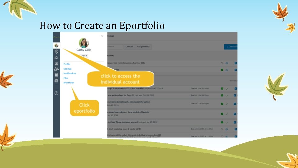 How to Create an Eportfolio 