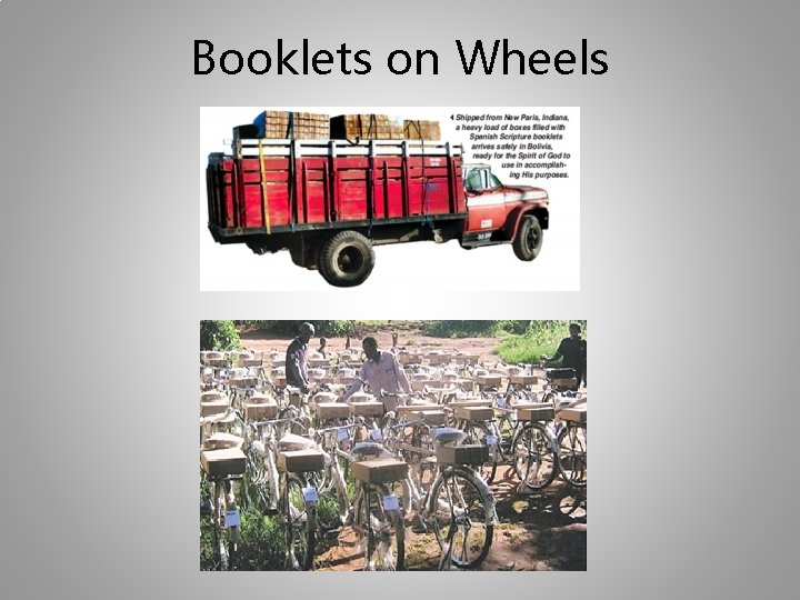 Booklets on Wheels 