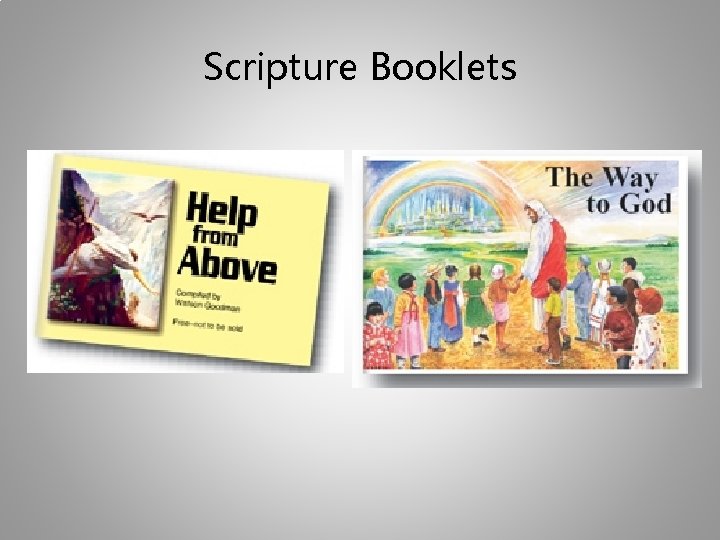 Scripture Booklets 