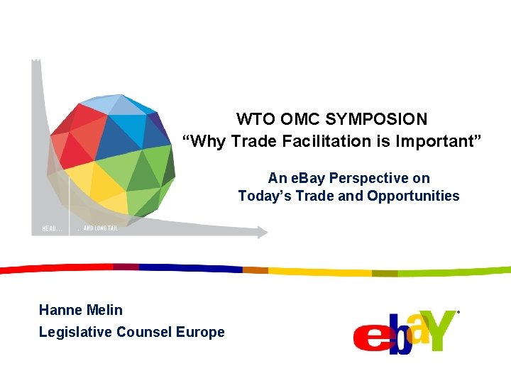 WTO OMC SYMPOSION “Why Trade Facilitation is Important” An e. Bay Perspective on Today’s