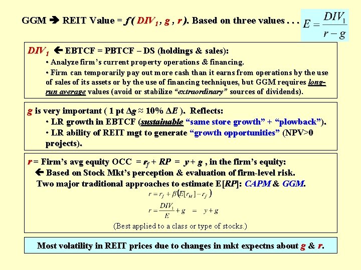 Chapter 24 Macrolevel Valuation Ii Reits Reit Market