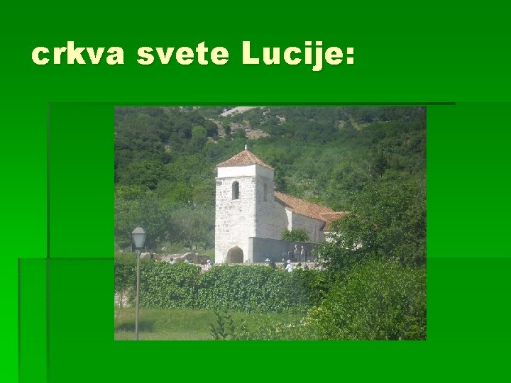 crkva svete Lucije: 