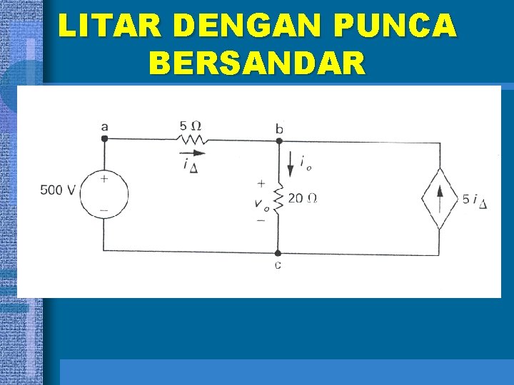 LITAR DENGAN PUNCA BERSANDAR 