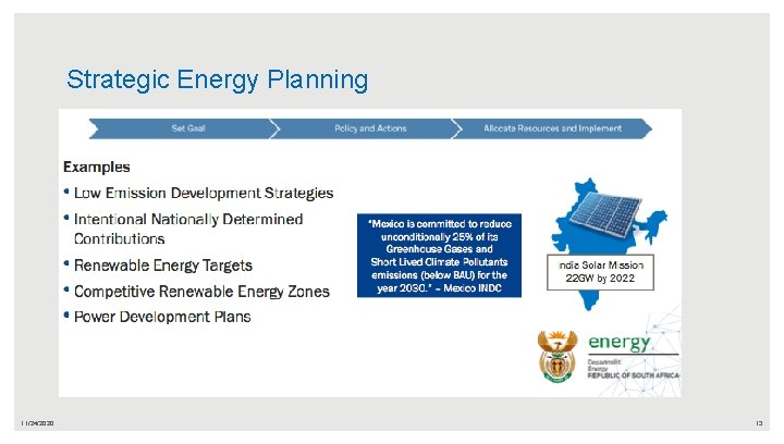 Strategic Energy Planning 11/24/2020 13 