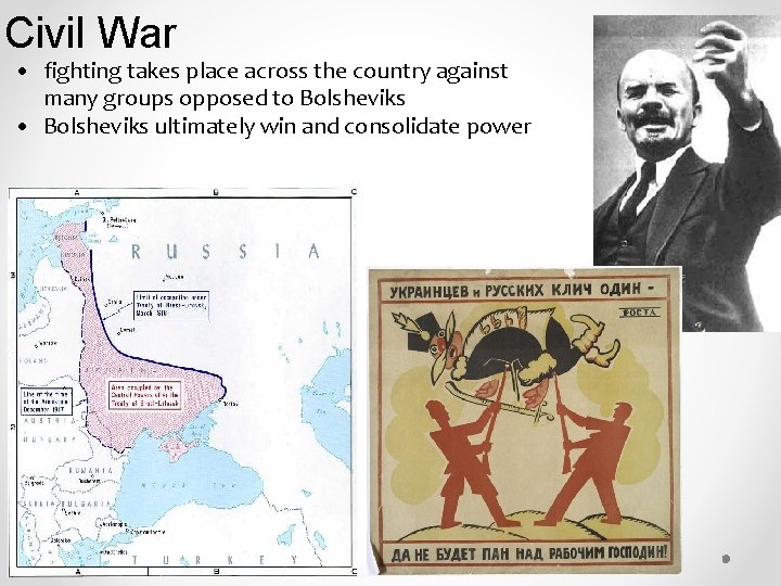 Civil War • fighting takes place across the country against many groups opposed to Civil War • fighting takes place across the country against many groups opposed to