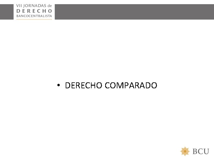  • DERECHO COMPARADO 