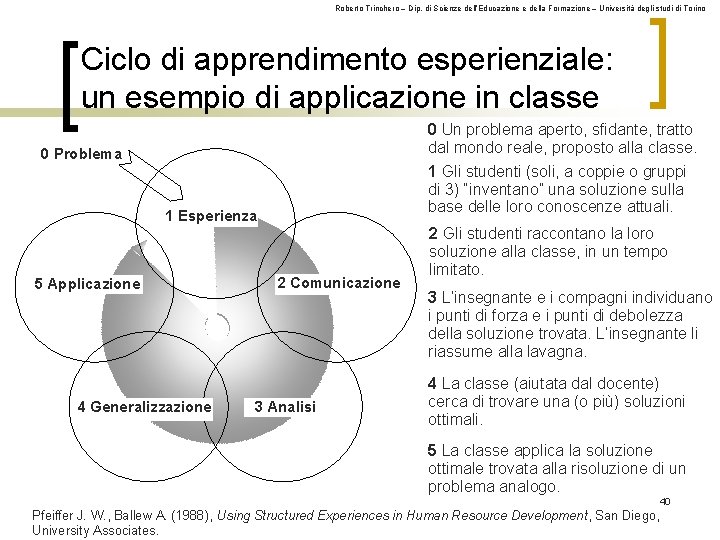 Roberto Trinchero – Dip. di Scienze dell’Educazione e della Formazione – Università degli studi