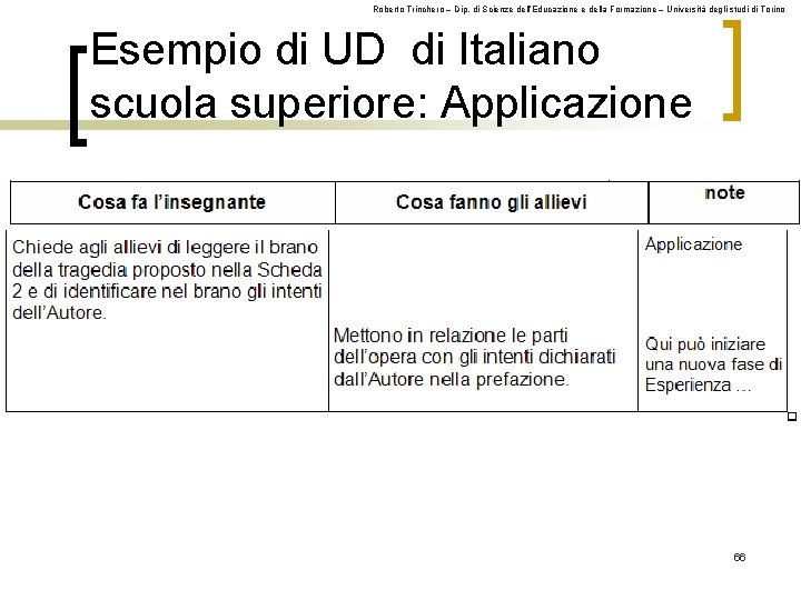 Roberto Trinchero – Dip. di Scienze dell’Educazione e della Formazione – Università degli studi