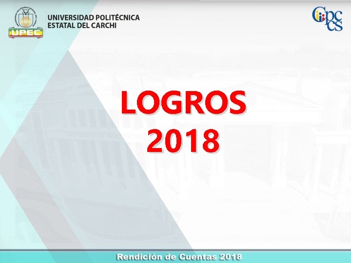 LOGROS 2018 