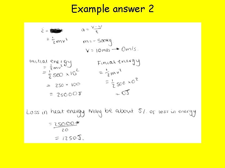 Example answer 2 
