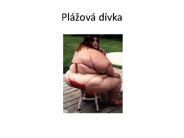 Plážová dívka Plážová dívka