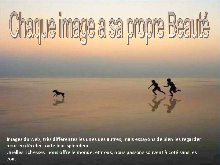 Images du web, très différentes les unes des autres, mais essayons de bien les