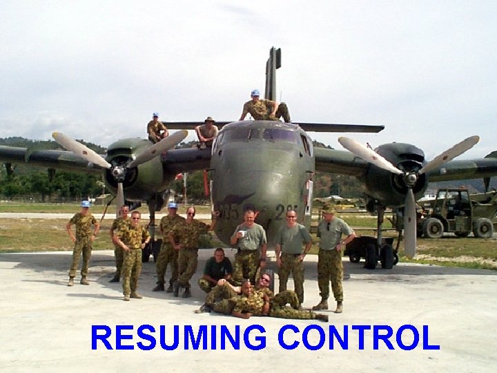 RESUMING CONTROL 