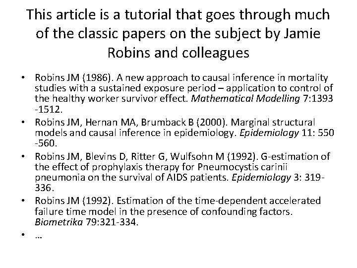 This article is a tutorial that goes through much of the classic papers on