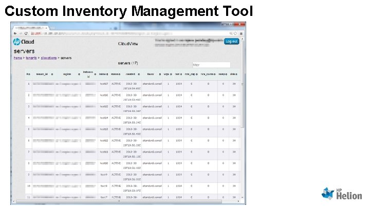 Custom Inventory Management Tool 16 © Copyright 2013 Hewlett-Packard Development Company, L. P. The Custom Inventory Management Tool 16 © Copyright 2013 Hewlett-Packard Development Company, L. P. The