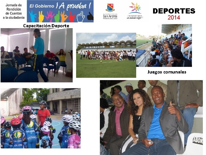 DEPORTES 2014 Capacitación Deporte Juegos comunales 